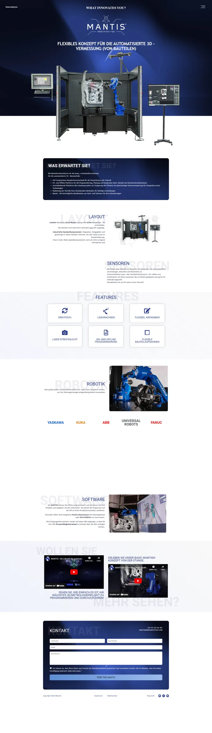 Full-page screenshot of the Innovates You website
